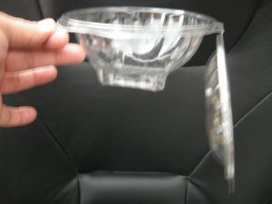 Pet Πετ διαφανή κουμπωτά ορθογώνια 500ml (1000τμχ.