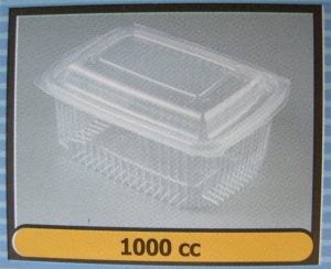 Pet Πετ διαφανή κουμπωτά 1000cc (600τμχ.)